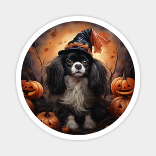 Japanese spaniel Halloween Magnet